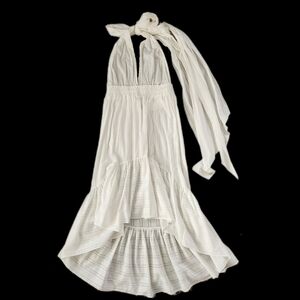 Diarrablu Sustainable Uda Convertible Strap Dress In White Women's Size 1X